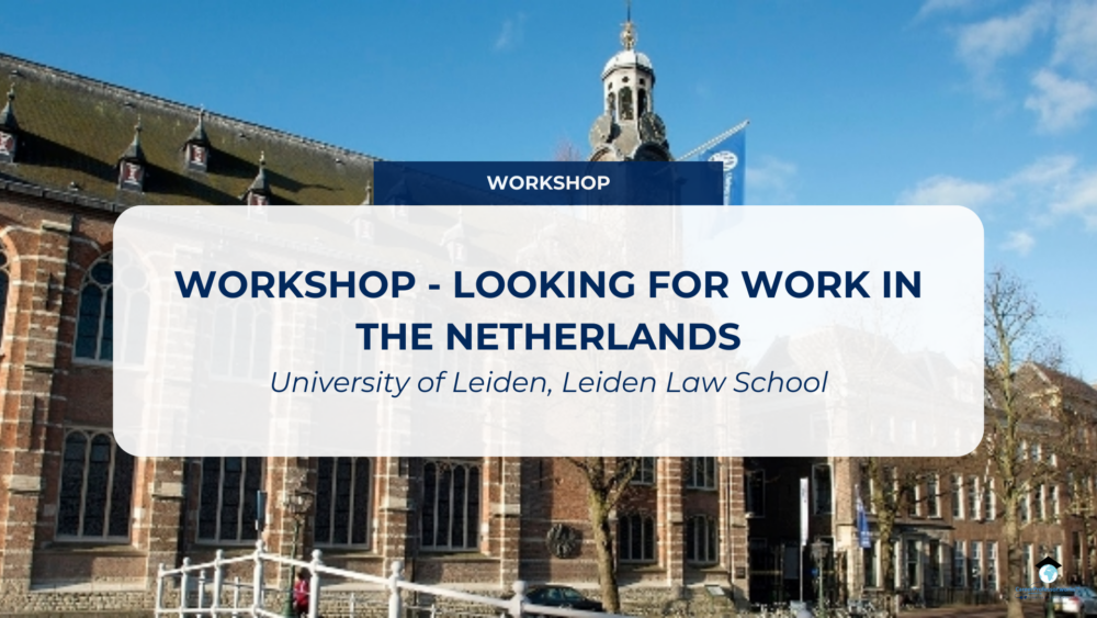 WORKSHOP | LOOKING FOR WORK IN THE NETHERLANDS